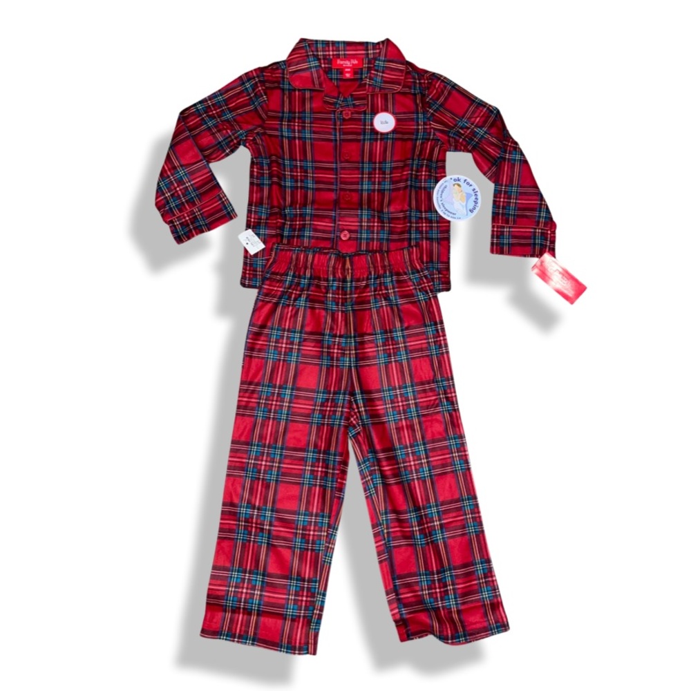 Plaid Christmas Holiday Pajama Set 2-piece (Toddler)